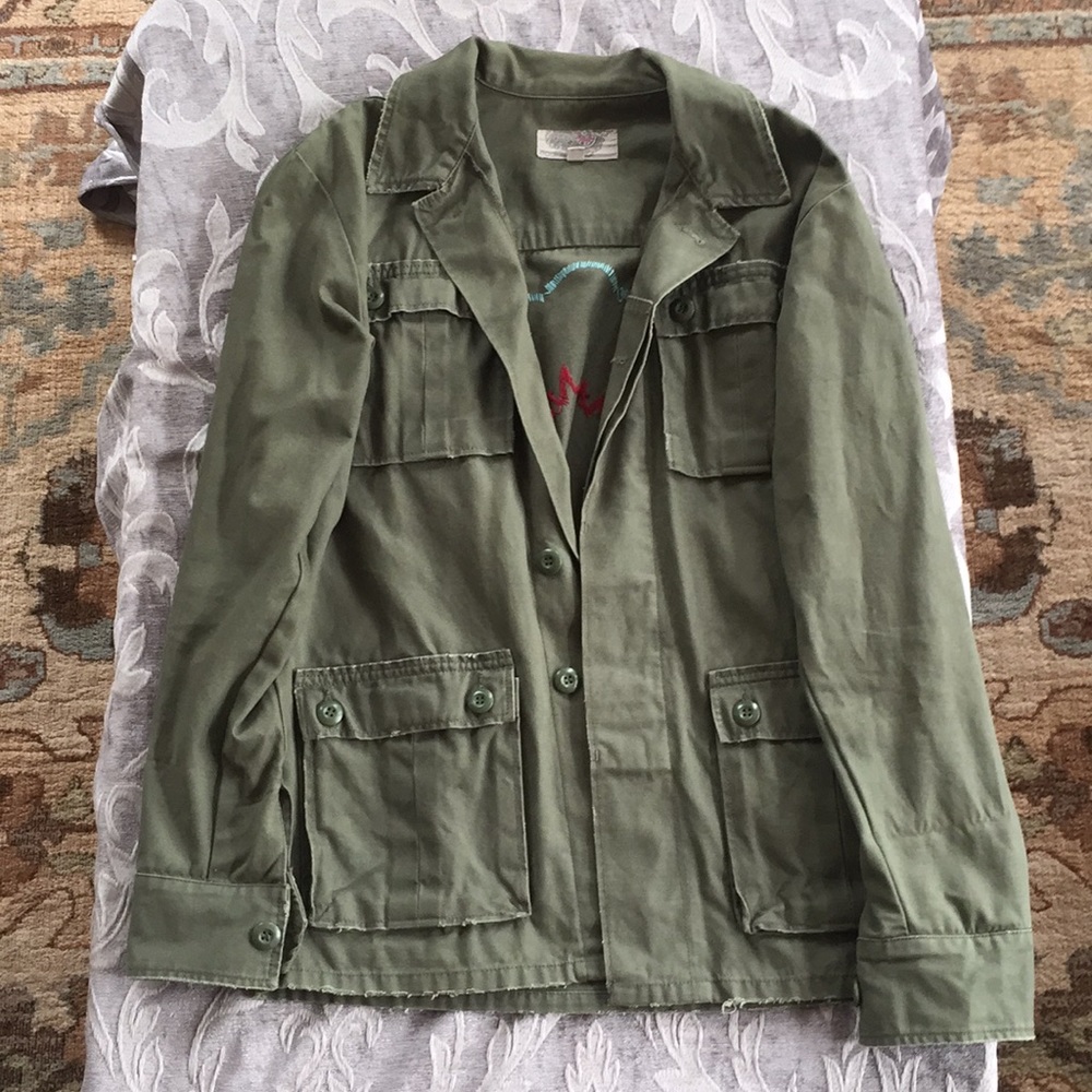 Oversized army jacket